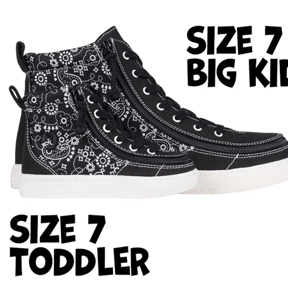 Black to the Floor BILLY Classic D R High Tops toddler size 9 - Picture 3 of 7